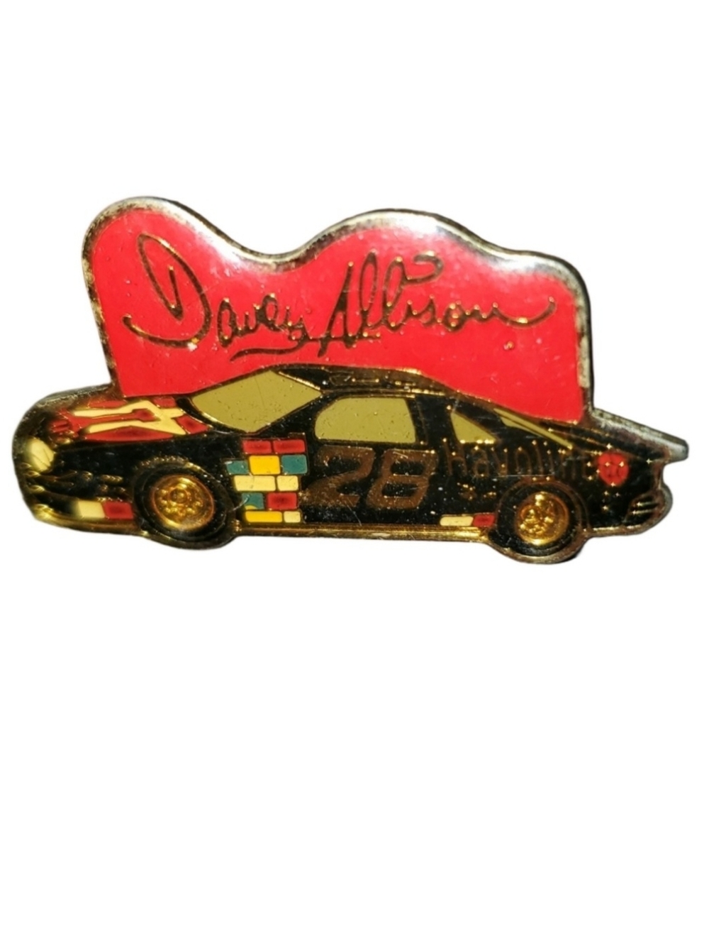 Vintage Davey Allison #28 Havoline Nascar Racing Pin